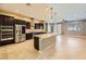 Modern kitchen with stainless steel appliances and granite countertops at 7260 Fruitful Harvest Ave, Las Vegas, NV 89131