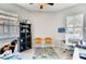 Bright playroom with built-in shelving and comfortable seating at 7926 Elk Mountain St, Las Vegas, NV 89113