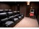 State-of-the-art home theater with plush seating and popcorn machine at 9101 Alta Dr # 1802, Las Vegas, NV 89145