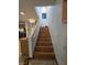 Indoor staircase with hardwood steps and railing at , North Las Vegas, NV 89081