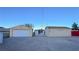 View of detached garage and additional storage buildings at 210 Nebraska Ave, Henderson, NV 89015