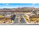 Aerial view of community entrance and homes at 2225 Chandler Ranch Pl, Laughlin, NV 89029