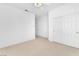 Spacious bedroom with double door closet and ceiling fan at 31 Castle Creek Ct, Las Vegas, NV 89148