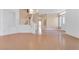 Spacious entryway with hardwood and tile floors and a staircase at 31 Castle Creek Ct, Las Vegas, NV 89148