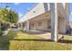 Home exterior showcasing a large backyard and covered patio at 31 Castle Creek Ct, Las Vegas, NV 89148