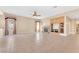 Living room with built-in entertainment center and fireplace at 31 Castle Creek Ct, Las Vegas, NV 89148