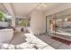 Covered patio with built-in grill and access to backyard at 31 Castle Creek Ct, Las Vegas, NV 89148
