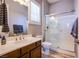 Bathroom features a large shower and updated vanity at 351 Elder View Dr, Las Vegas, NV 89138