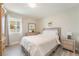 Cozy bedroom with a queen-size bed and light wood furniture at 3829 Delaware Ln, Las Vegas, NV 89169