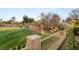 Landscaped green space with a golf course view at 4920 Rancho Bernardo Way, Las Vegas, NV 89130