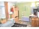 Functional home office with built-in shelving and workspace at 5402 Cross Meadows Ln, Las Vegas, NV 89122