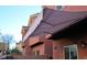 Patio with retractable awning providing shade at 5402 Cross Meadows Ln, Las Vegas, NV 89122