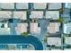 Bird's-eye view of house and surrounding neighborhood at 6005 Bristol Crest Ln, Las Vegas, NV 89139