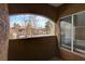 Private balcony overlooking trees and community at 9000 Las Vegas Blvd # 2134, Las Vegas, NV 89123