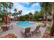 Inviting pool area with lounge chairs and patio tables at 9000 Las Vegas Blvd # 2134, Las Vegas, NV 89123