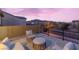 Relaxing rooftop deck with city views and comfortable seating at 9622 Aqua Harbor Way, Las Vegas, NV 89178