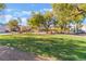 Spacious community park with grassy areas, mature trees, and benches at 10444 Britton Hill Ave, Las Vegas, NV 89129