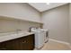 Laundry room with a sink, washer, and dryer at 11275 Idyllic Dr # 101, Las Vegas, NV 89135