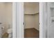 Bathroom with toilet and walk in closet at 11809 Stone Run Ave, Las Vegas, NV 89138