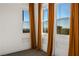 Bright bedroom with large windows and city views at 11809 Stone Run Ave, Las Vegas, NV 89138