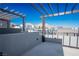 Relaxing rooftop deck with pergola offering views of the community at 11809 Stone Run Ave, Las Vegas, NV 89138