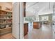 Well-organized pantry with ample shelving for storage at 12031 Attiva Ave, Las Vegas, NV 89138