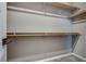 Large walk-in closet with double hanging rods and ample shelf space at 1254 Venue St # 102, Las Vegas, NV 89135