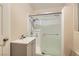 Clean bathroom with a walk in shower at 1324 Jessica Ave, Las Vegas, NV 89104