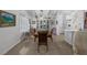 Dining room with wooden table and built-in hutch at 1704 Hassett Ave, Las Vegas, NV 89104