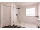 Elegant bathroom featuring a large walk-in shower with glass enclosure at 1781 Lakewood Dr, Henderson, NV 89012