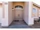 Front entry with double doors and a welcoming stoop at 1781 Lakewood Dr, Henderson, NV 89012