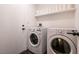 Laundry room with washer and dryer at 1781 Lakewood Dr, Henderson, NV 89012