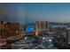 Stunning aerial view of Las Vegas Strip at dusk at 2000 Fashion Show Dr # 5400, Las Vegas, NV 89109