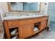 Elegant bathroom vanity with double sinks, ample storage, and granite countertop at 2000 Fashion Show Dr # 5428, Las Vegas, NV 89109