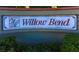 Community entrance sign for Willow Bend, welcoming residents and guests at 2044 Glorieta Ln, Las Vegas, NV 89134