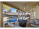 Relaxing patio with pool view and outdoor seating at 2044 Glorieta Ln, Las Vegas, NV 89134