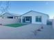 Artificial turf, gravel, and a view of the house at 2254 Cold Canyon Ave, North Las Vegas, NV 89086