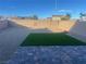 Artificial turf and a brick paved patio area at 2254 Cold Canyon Ave, North Las Vegas, NV 89086