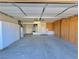 Two-car garage with extra storage cabinets at 3012 Morning Ridge Dr, Las Vegas, NV 89134