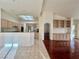 Kitchen boasts granite countertops and light wood cabinets at 3012 Morning Ridge Dr, Las Vegas, NV 89134