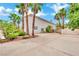 Spacious driveway with ample parking and attractive landscaping at 3380 Shallow Pond Dr, Las Vegas, NV 89117