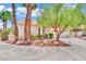 Two-story house with three-car garage and landscaped yard at 3380 Shallow Pond Dr, Las Vegas, NV 89117