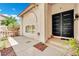 Modern double front doors and walkway at 3380 Shallow Pond Dr, Las Vegas, NV 89117