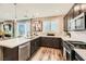 Modern kitchen with stainless steel appliances and an island at 3615 Bitonto Ln, Henderson, NV 89044