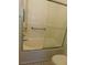 Bathroom with shower/tub combo and grab bars at 3886 Via Lucia Dr, Las Vegas, NV 89115