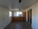 Bonus room with built in cabinets and ceiling fan at 3886 Via Lucia Dr, Las Vegas, NV 89115