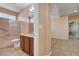 Bathroom with shower/tub combo and vanity at 5026 Vincitor St, Las Vegas, NV 89135