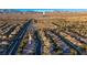 Aerial view of homes with solar panels, near VA Medical Center at 5741 Pleasant Palms St, North Las Vegas, NV 89081