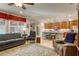 Spacious living room with a view of the kitchen at 5741 Pleasant Palms St, North Las Vegas, NV 89081