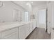 Double vanity bathroom with modern finishes at 6364 Cambridge Creek Ct, Las Vegas, NV 89149